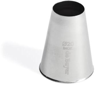 de Buyer - Lochtülle ohne Falz aus Edelstahl 2,0 cm - 2111.20N, Silber