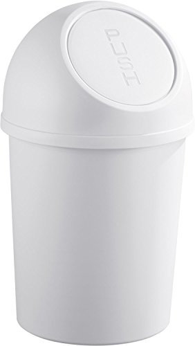 helit H2401182 - Push-Abfallbehälter „the flip“ 13L, lichtgrau