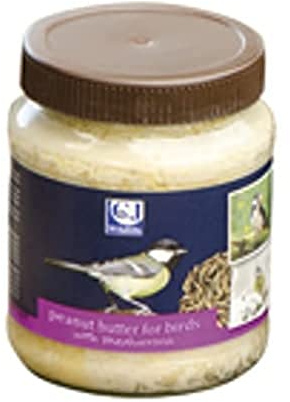 C J Wildlife Peanut Butter For Birds With Mealworms 330g