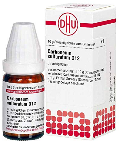 CARBONEUM SULFURATUM D 12 Globuli 10 g