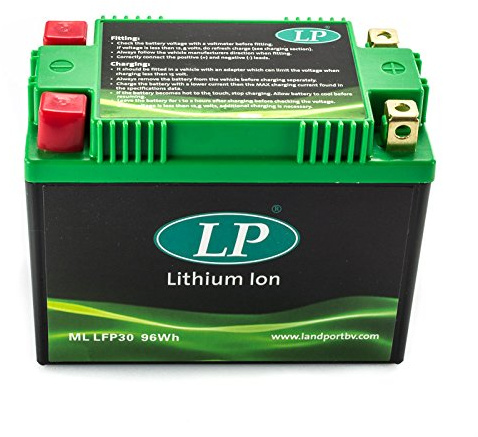 Landport ML LFP30 Lithium-Ionen Batterie, Schwarz (Preis inkl. EUR 7,50 Pfand)