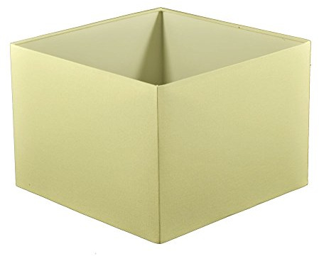 Lampenschirm für Tischleuchte in Vierkant Leinen Cotton Creme TL 35-35-25