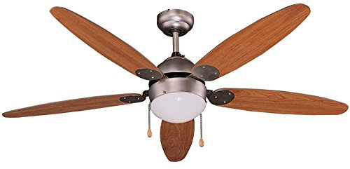 Ventilatore Da Soffitto 65w Cod. 70922 Vinco 5 Pale