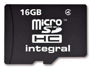 Integral 16 GB MicroSDHC Memory Card