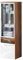 Posseik 5815 91 Hochschrank Rima, walnuß-Nb.-weiß
