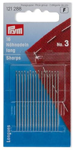 Prym Sharps Sewing Needles for Dressmaking - per Pack of 16