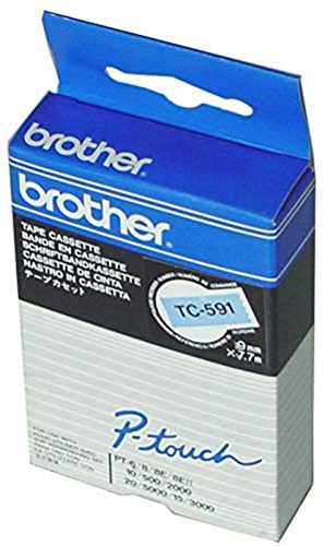 Brother TC101A Schriftbandkassetten 12mm, Inh.10, transp/schwarz