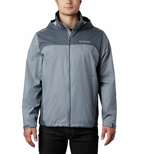 Columbia Glennaker Lake Veste de Pluie, Gris, 3X Tall Homme