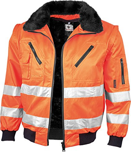 QUALITEX-Warnschutz-Pilotenjacke 3 IN 1 NACH EN 471 Farbe Leuchtorange Größe XL