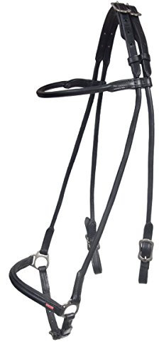 Karlslund Trense Complete Roundsown Hannoveran, Black Chrome, k318-bla-chr