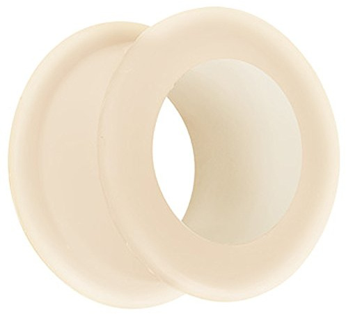 Piersando Silikon Flesh Tunnel Ohr Plug Piercing Ohrpiercing Extra Big Flexibel Weich