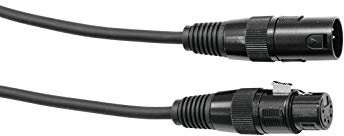 Eurolite DMX Cable XLR 5-Pin 10 m Black