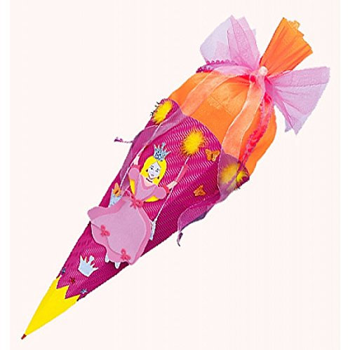 ROTH Schultüten-Bastelset Pink Princess, 6-eckig VE=1
