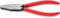 KNIPEX Flachzange mit Kunststoff überzogen schwarz atramentiert 180 mm, 20 01 180