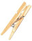 Rayher - 6135531 - Holz-Wäscheklammern, 4,5 cm, SB-Btl. 24 Stück, natur