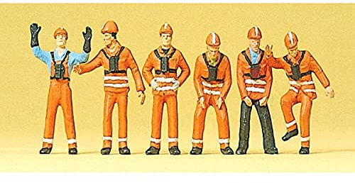 Preiser 1/87 Ème - PR10245 - Modélisme Ferroviaire - Personnel de Manoeuvre DB