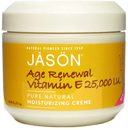 Jason Moisturizing Creme Vitamin E Age Renewal Fragrance Free - 25000 Iu 120 ml (Pack of 4)