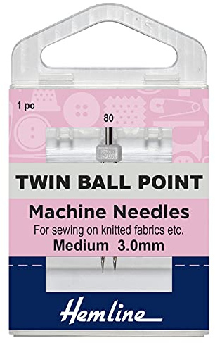 Machine Needles Ball Point Twin H111.30