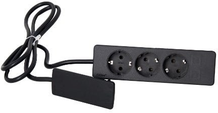 Schulte 151000156100 Evoline Plug Schukostecker schwarz