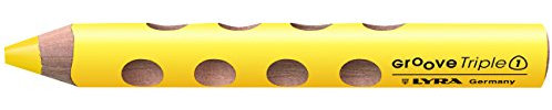 LYRA Groove Triple 1 Karton mit 6 Buntstiften, zinkgelb