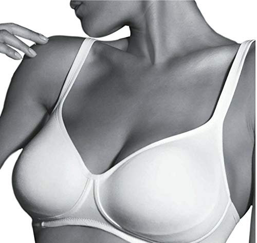 GIOS Reggiseno Senza ferreto Coppa B - Art. Cannella (6 IT, Bianco)