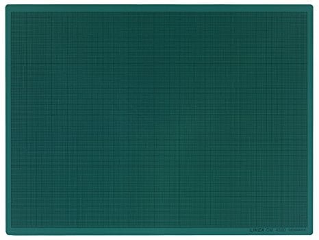 Linex Schneidematte A2 45x60cm, mit mm-Raster, selbstheilende Schnittfläche, grün