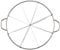 Winco SCU-8 8-Cut Stainless Steel Pie Cutters