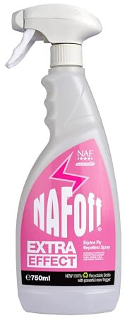 NAF Off Extra Effect Fly Spray 750ml – Natural Insect Repellent for Horses – Citronella-Based Protection Against Flies, Midges & Biting Insects – Ideal for Summer Use