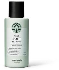 Maria Nila True Soft Shampoo, Für trockenes Haar, Arganöl spendet Feuchtigkeit und reduziert Frizz, 100% vegan, Sulfat & Parabenfrei 100ml