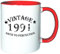 Mister Merchandise Kaffeetasse Becher Vintage 1991 - Aged to Perfection Teetasse