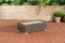 CLP Polyrattan Loungetisch Madeira I Gartentisch Mit Glasplatte I Beistelltisch Aus Rundrattan, Farbe:grau-meliert