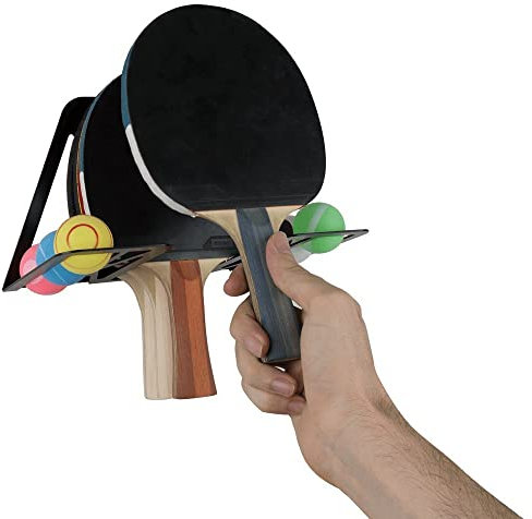 Tischtennisschläger Wandhalterung (100% Stahl) (schwarz)