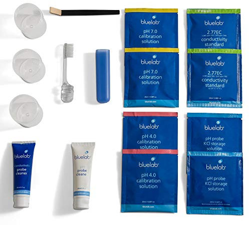 Bluelab CAREKITPHCON Probe Care Kit - pH und Leitfähigkeit (EC, TDS); Meter Reiniger Set mit Aufbewahrung & Kalibrierlösung zu Pflegen Ihre Bluelab Sonden & Stifte für Genau Garten Wasser Mess Geräte