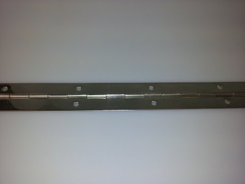 1 Piano Hinge, Stainless Steel, 32 mm x 0,7 mm x 1200 mm