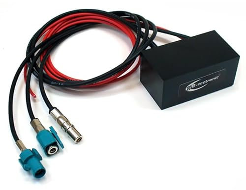 ge-tectronic 2002-10 DAB DAB+ FM UKW Splitter mit Verstärker, Fakra Anschluss