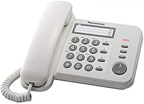 Panasonic KX-TS520 – Telefon (DECT, Desk/Wall, Weiß)