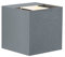 Paulmann Wandaufbauleuchte LED Cybo eckig 2x3W grau 80x80mm