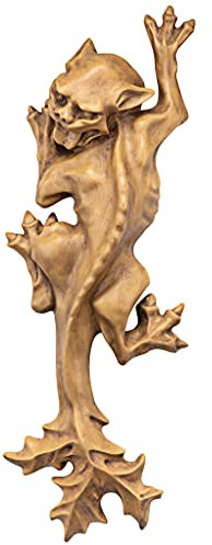 Design Toscano OS69683 Catgoyle on the Loose Statue, Gold