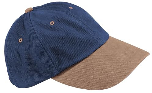 Beechfield B057.Fna-Tau Low-Profile Heavy Brushed Cotton Mütze, Schwarz, Einheitsgröße