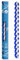 Geflochtene Havdalah-Kerze, rund, blaues und weißes Paraffinwachs, handgefertigte Havdallah-Kerze, Shabbat-Judaica-Geschenk, Ner Mitzwa