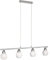 Massive Suspension light Pendelleuchte, Metall, E14, silber, 85.6 x 10 x 0 cm