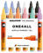 Molotow One4All 227HS Acryl Marker Pastell-Kit (4,0 mm Strichstärke, hochdeckend und permanent, UV-beständig, für fast alle Untergründe) 12 Stück sortiert