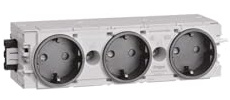Tehalit Steckdose 3-Fach gs GS3000 GSW