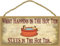 What Happens in der Whirlpool bleibt in der Whirlpool Tiki Bar Bad Schild 12,7 x 25,4 cm