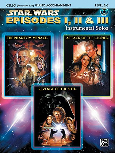 Star Wars Episodes I, II & III Instrumental Solos for Strings: Cello (Book & CD) by John Williams (6-Jan-2005) Paperback