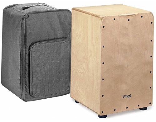 Stagg CAJ-50M N Cajon mit Tasche - Medium Size - Natural