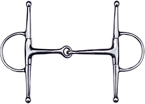 FEELING Knebeltrense mit Olivenkopf, Breite 12,5 cm, Stärke 15 mm, Seitenteile 165 mm, massiv