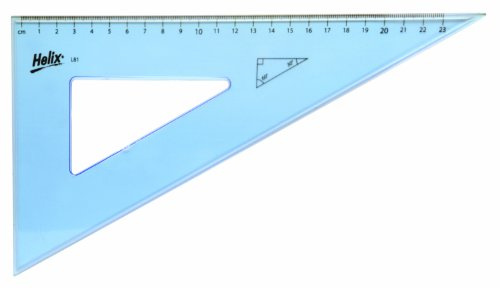 Helix L84040 31 cm 60 Degree set Square