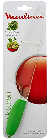 Tefal Accessoires 1998603 Fresh Kitchen Couteau à Salade Plastique/Inox Vert 30 x 9,5 x 2,5 cm