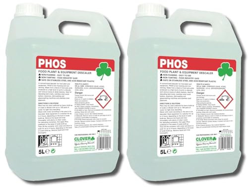 Clover 508 Phos Food Plant Descaler 5 Litre - Pack of 2